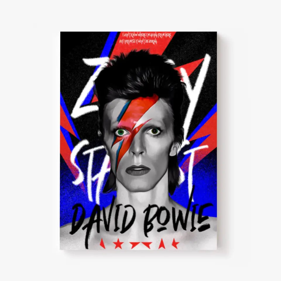 Affiche et Tableau Pop Art de David Bowie