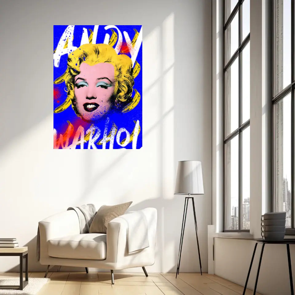 Affiche et Tableau Pop Art de Andy Warhol Marilyn Monroe