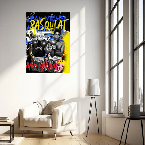 Affiche et Tableau Pop Art de Jean Michel Basquiat Warhol Monroe