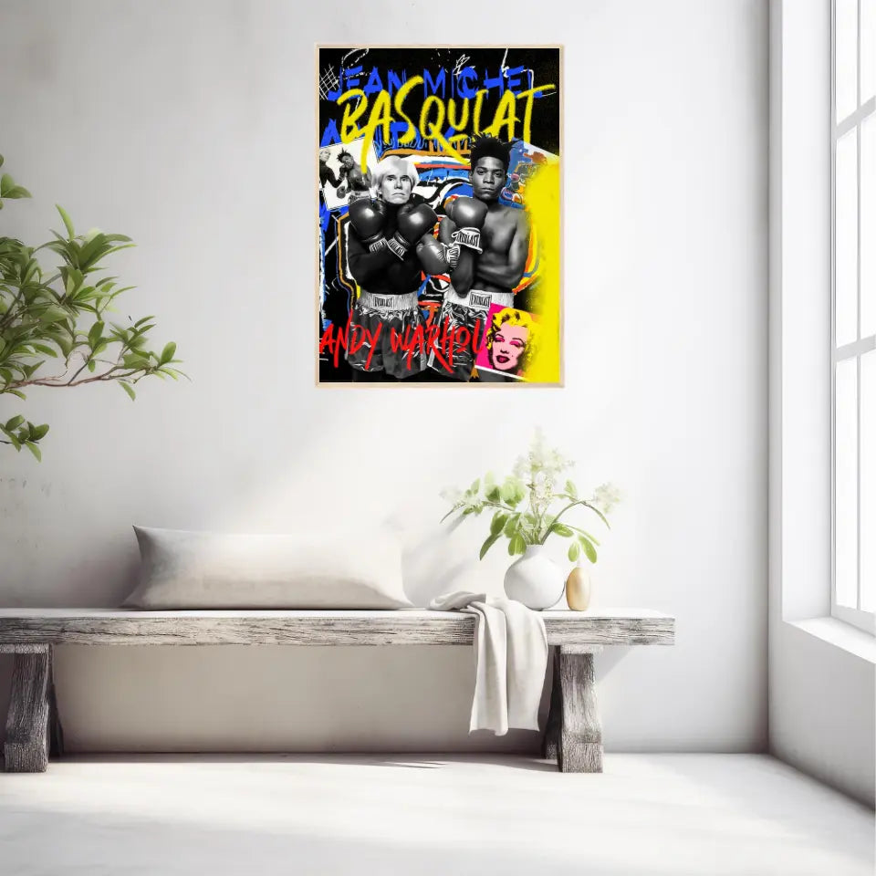 Affiche et Tableau Pop Art de Jean Michel Basquiat Warhol Monroe