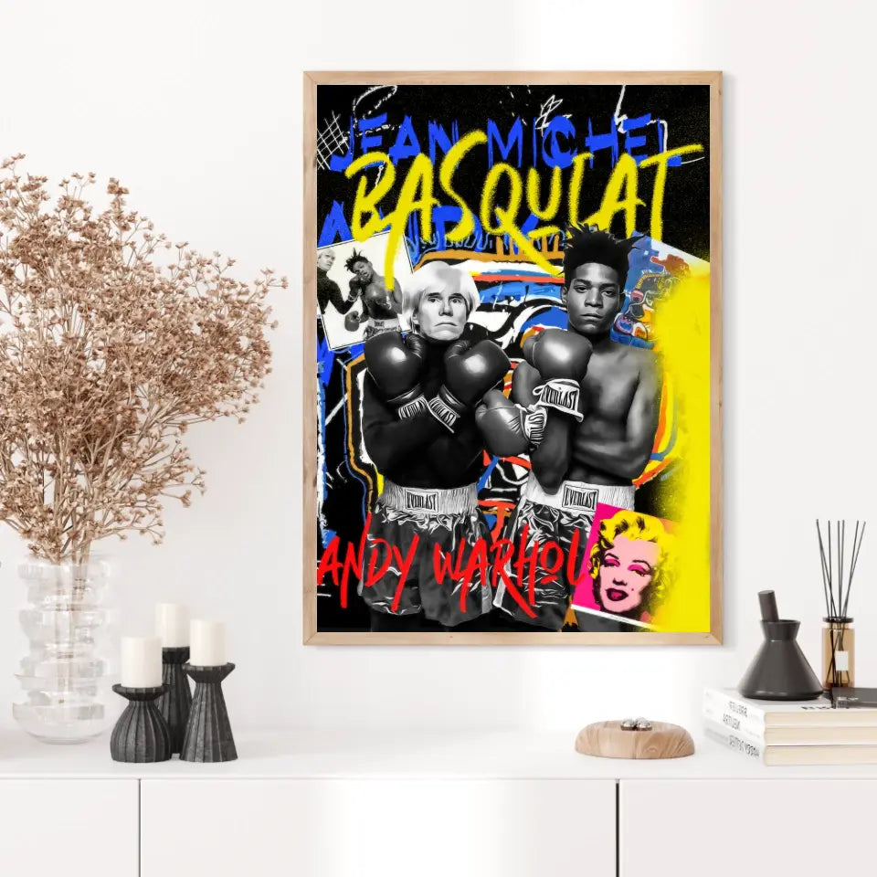 Affiche et Tableau Pop Art de Jean Michel Basquiat Warhol Monroe