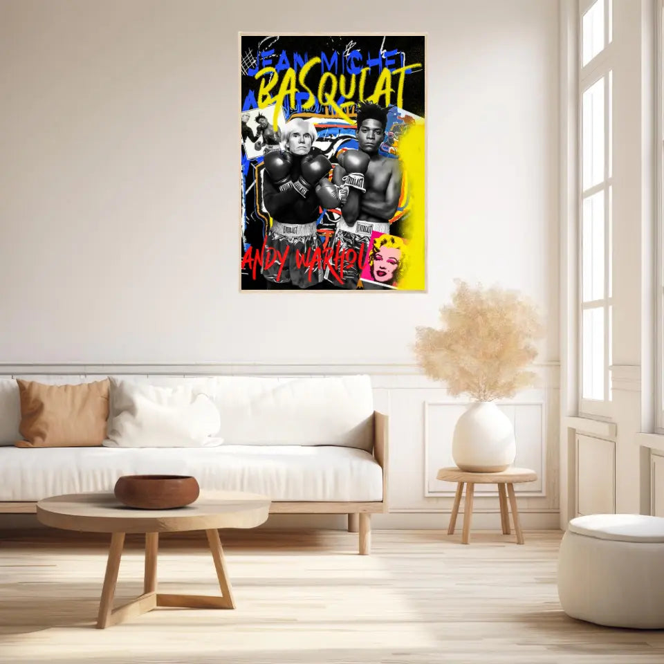 Affiche et Tableau Pop Art de Jean Michel Basquiat Warhol Monroe