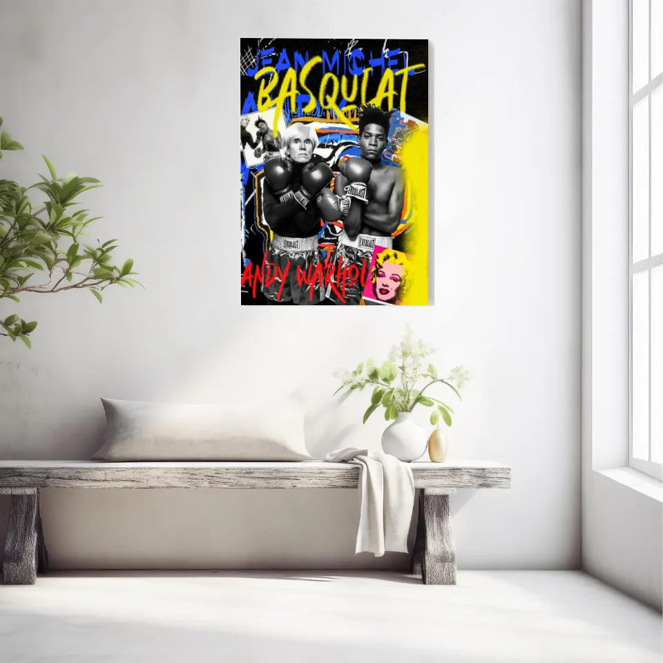 Affiche et Tableau Pop Art de Jean Michel Basquiat Warhol Monroe