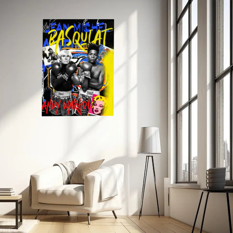 Affiche et Tableau Pop Art de Jean Michel Basquiat Warhol Monroe