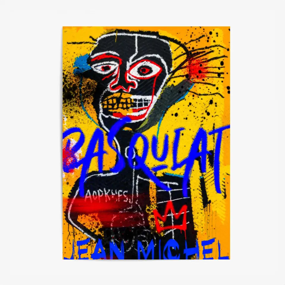 Affiche et Tableau Pop Art de Jean Michel Basquiat Cabeza