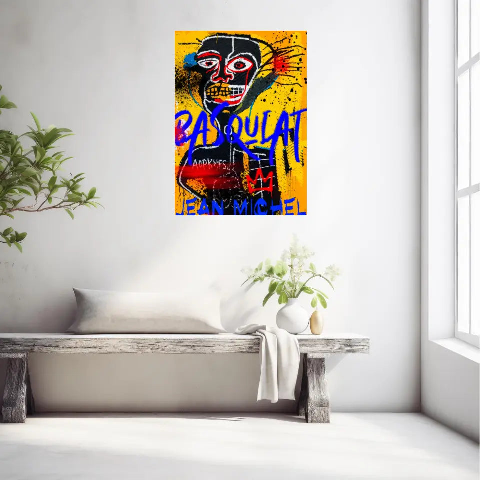 Affiche et Tableau Pop Art de Jean Michel Basquiat Cabeza