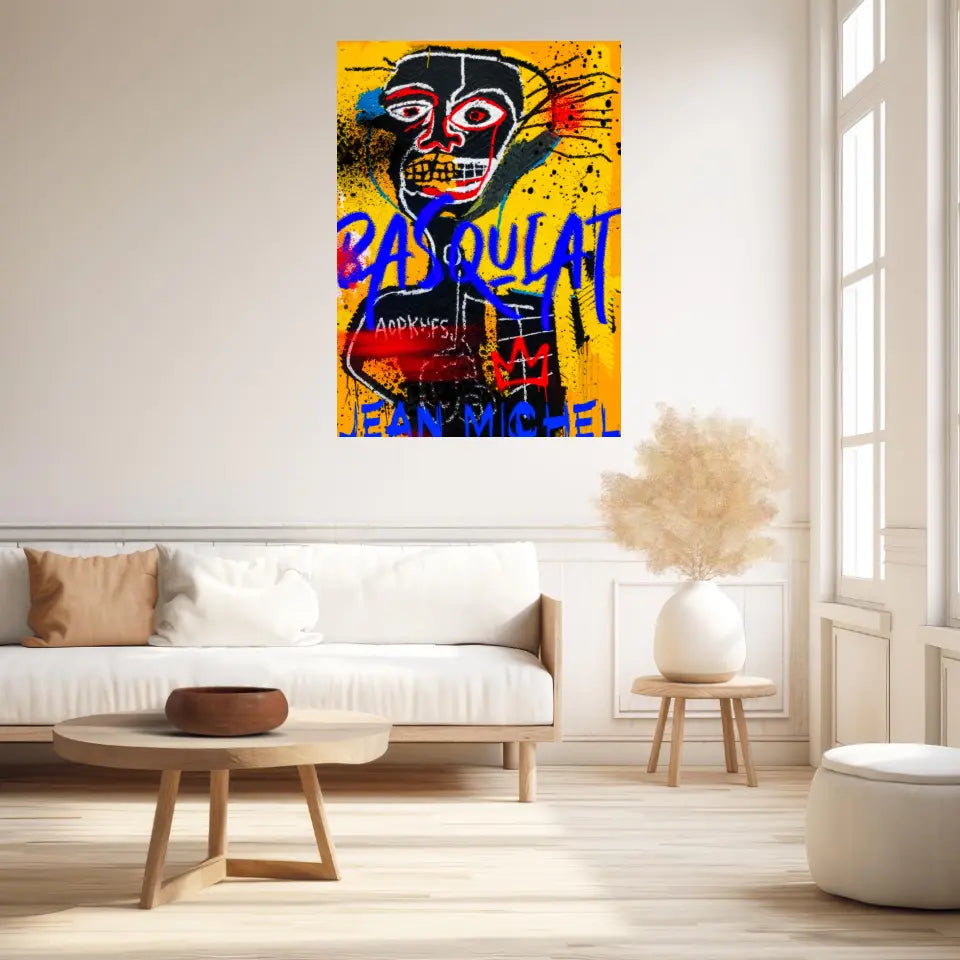 Affiche et Tableau Pop Art de Jean Michel Basquiat Cabeza