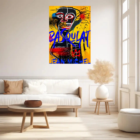 Affiche et Tableau Pop Art de Jean Michel Basquiat Cabeza