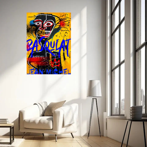 Affiche et Tableau Pop Art de Jean Michel Basquiat Cabeza