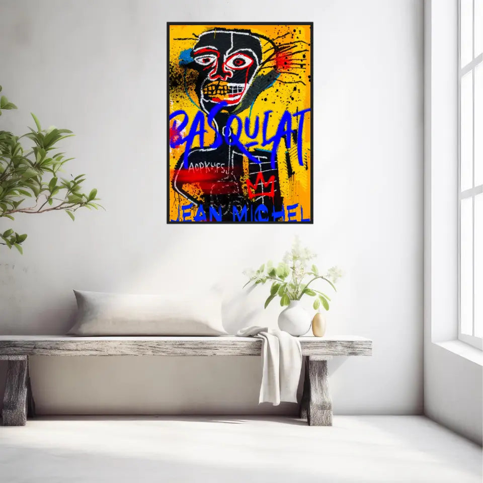 Affiche et Tableau Pop Art de Jean Michel Basquiat Cabeza