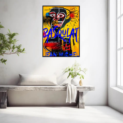 Affiche et Tableau Pop Art de Jean Michel Basquiat Cabeza