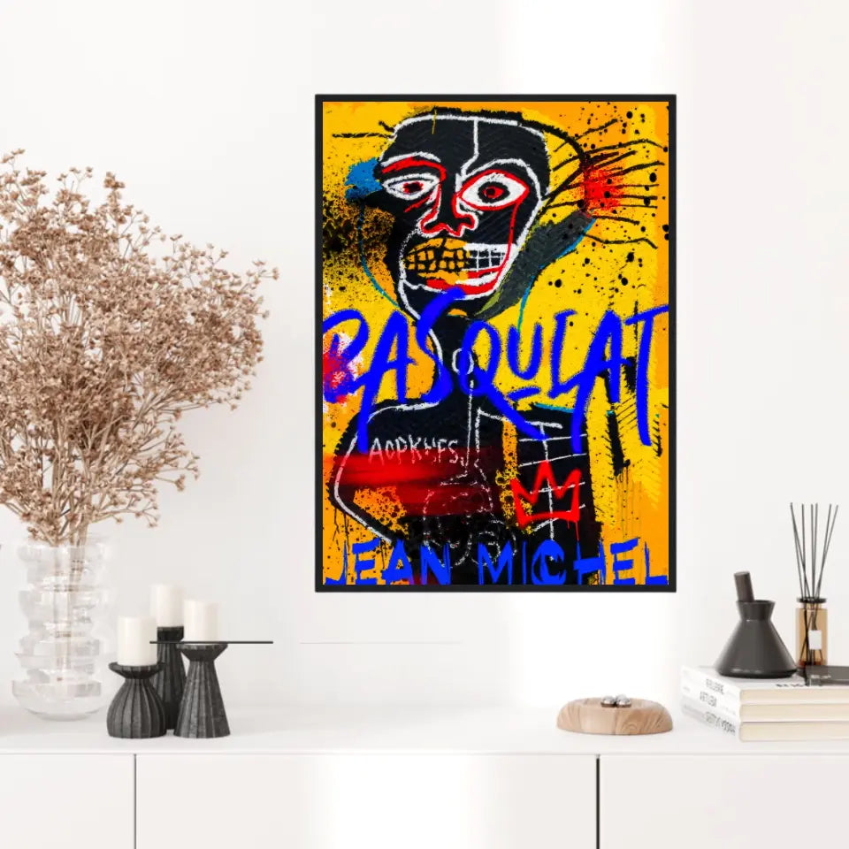 Affiche et Tableau Pop Art de Jean Michel Basquiat Cabeza