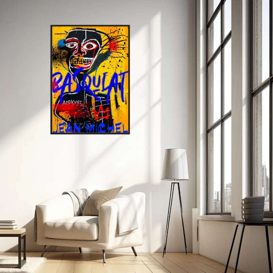 Affiche et Tableau Pop Art de Jean Michel Basquiat Cabeza