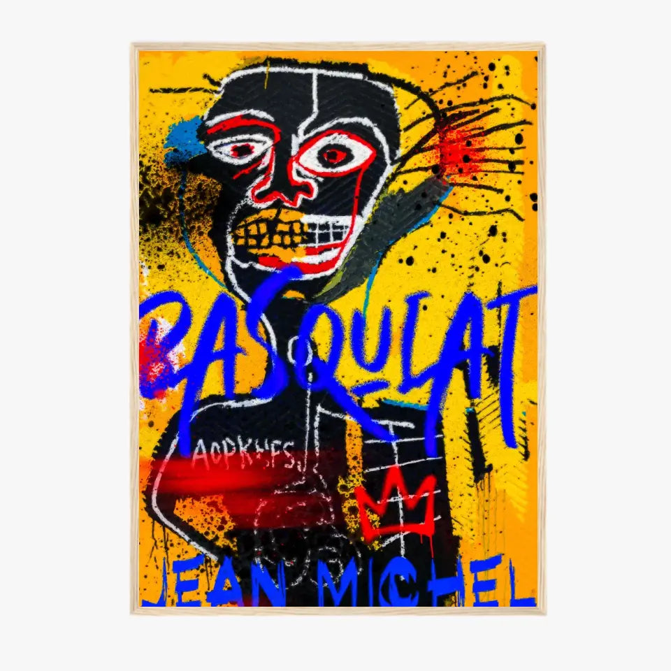 Affiche et Tableau Pop Art de Jean Michel Basquiat Cabeza