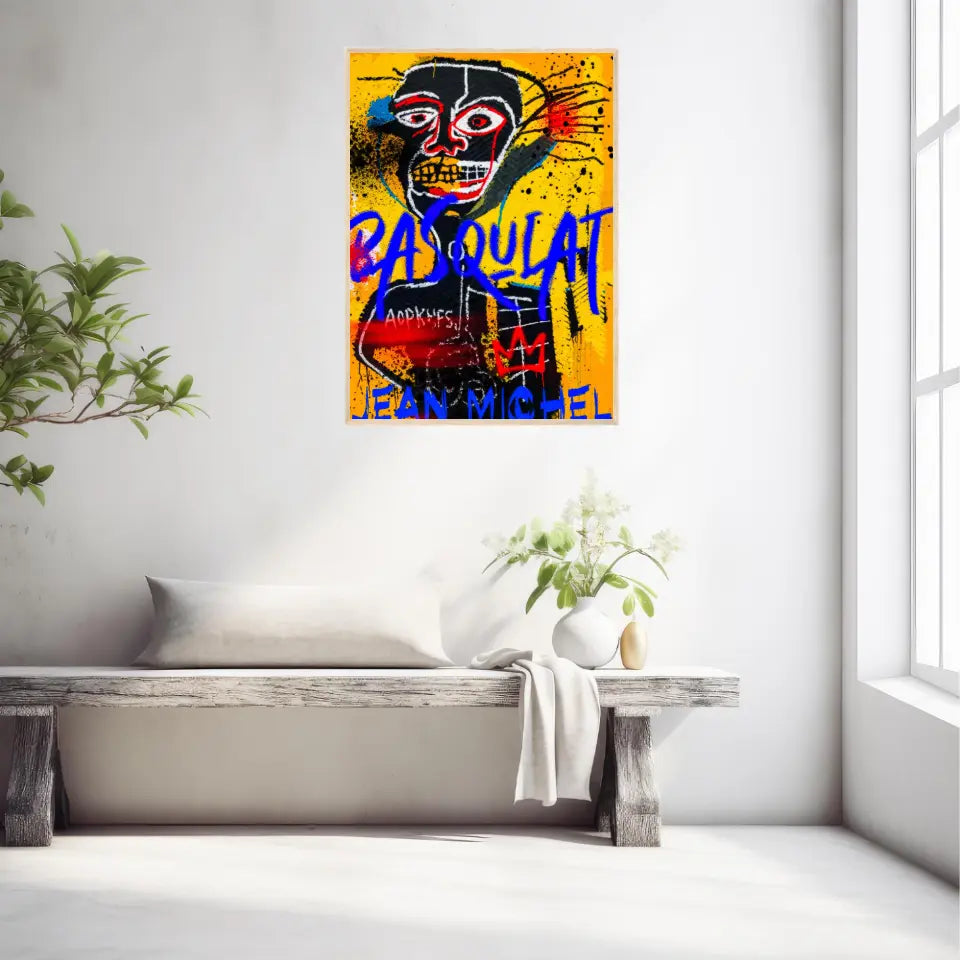 Affiche et Tableau Pop Art de Jean Michel Basquiat Cabeza