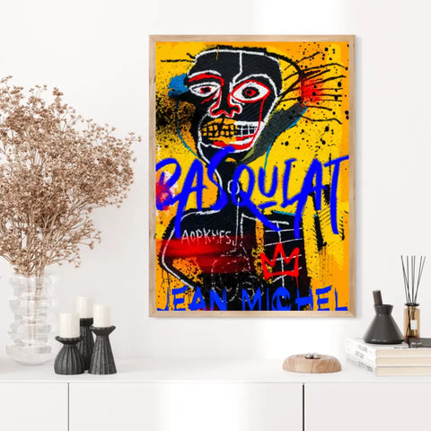 Affiche et Tableau Pop Art de Jean Michel Basquiat Cabeza