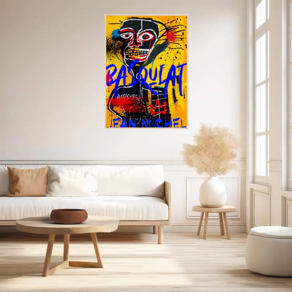 Affiche et Tableau Pop Art de Jean Michel Basquiat Cabeza