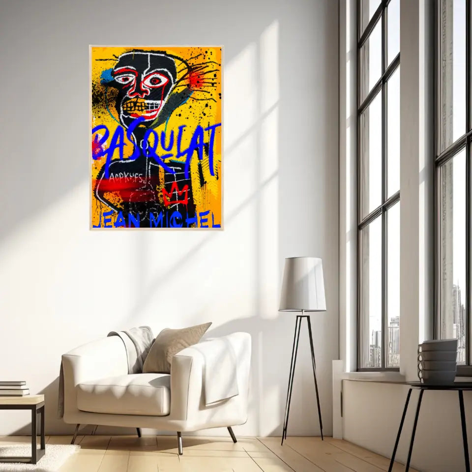Affiche et Tableau Pop Art de Jean Michel Basquiat Cabeza
