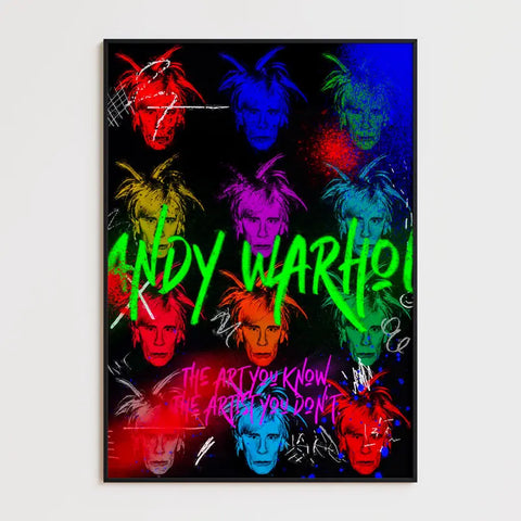 Affiche et Tableau Pop Art de Andy Warhol The Art