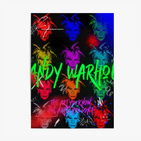 Affiche et Tableau Pop Art de Andy Warhol The Art