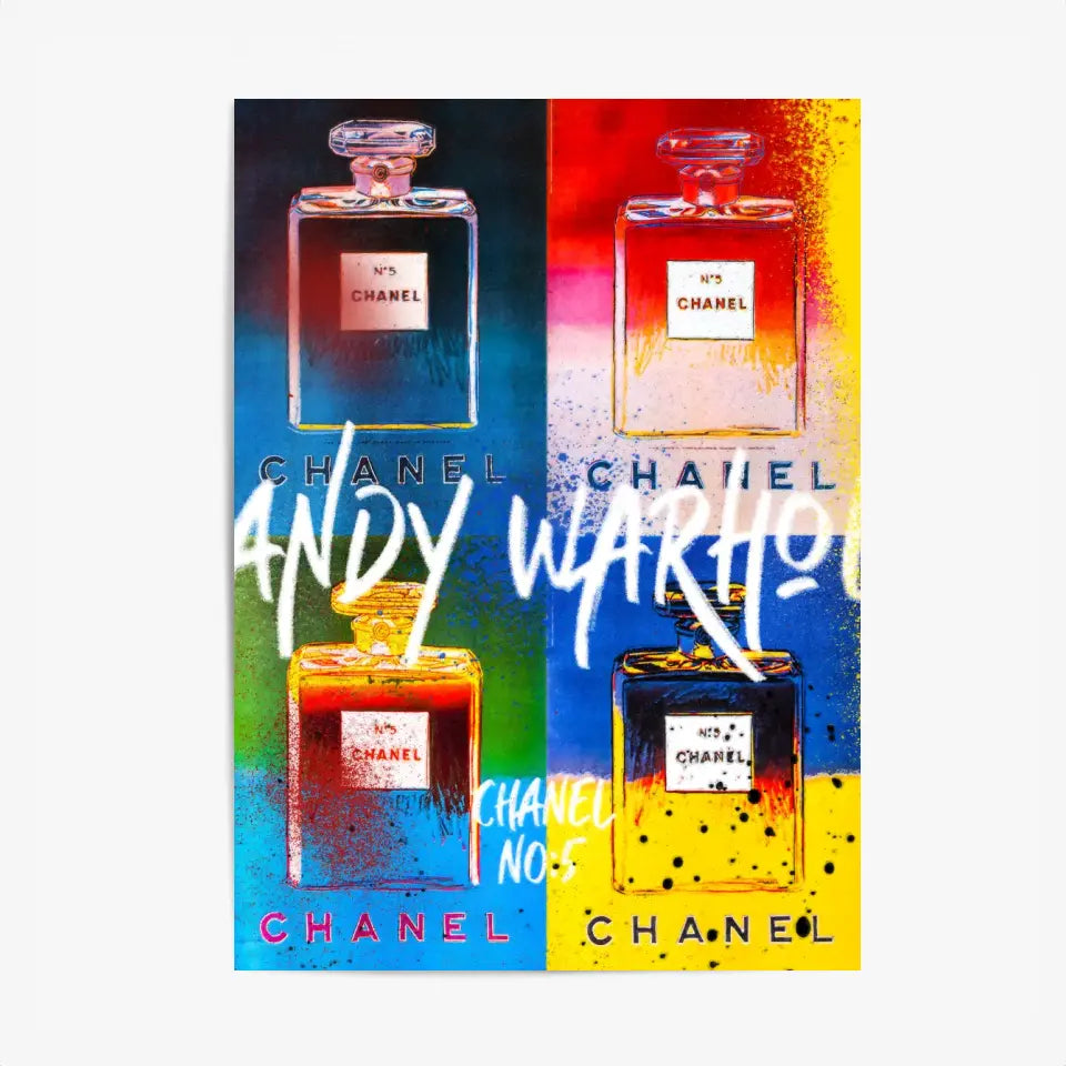 Affiche et Tableau Pop Art de Andy Warhol Chanel