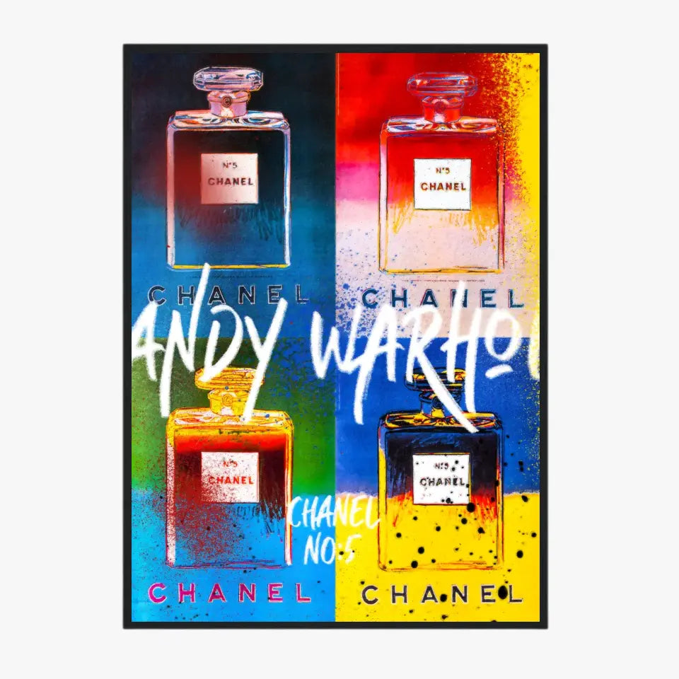 Affiche et Tableau Pop Art de Andy Warhol Chanel