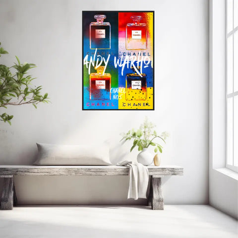 Affiche et Tableau Pop Art de Andy Warhol Chanel