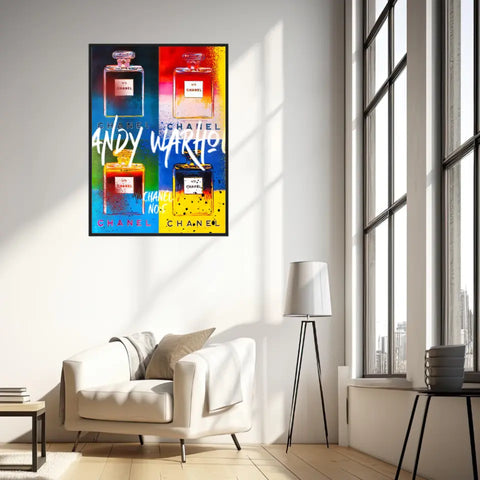 Affiche et Tableau Pop Art de Andy Warhol Chanel