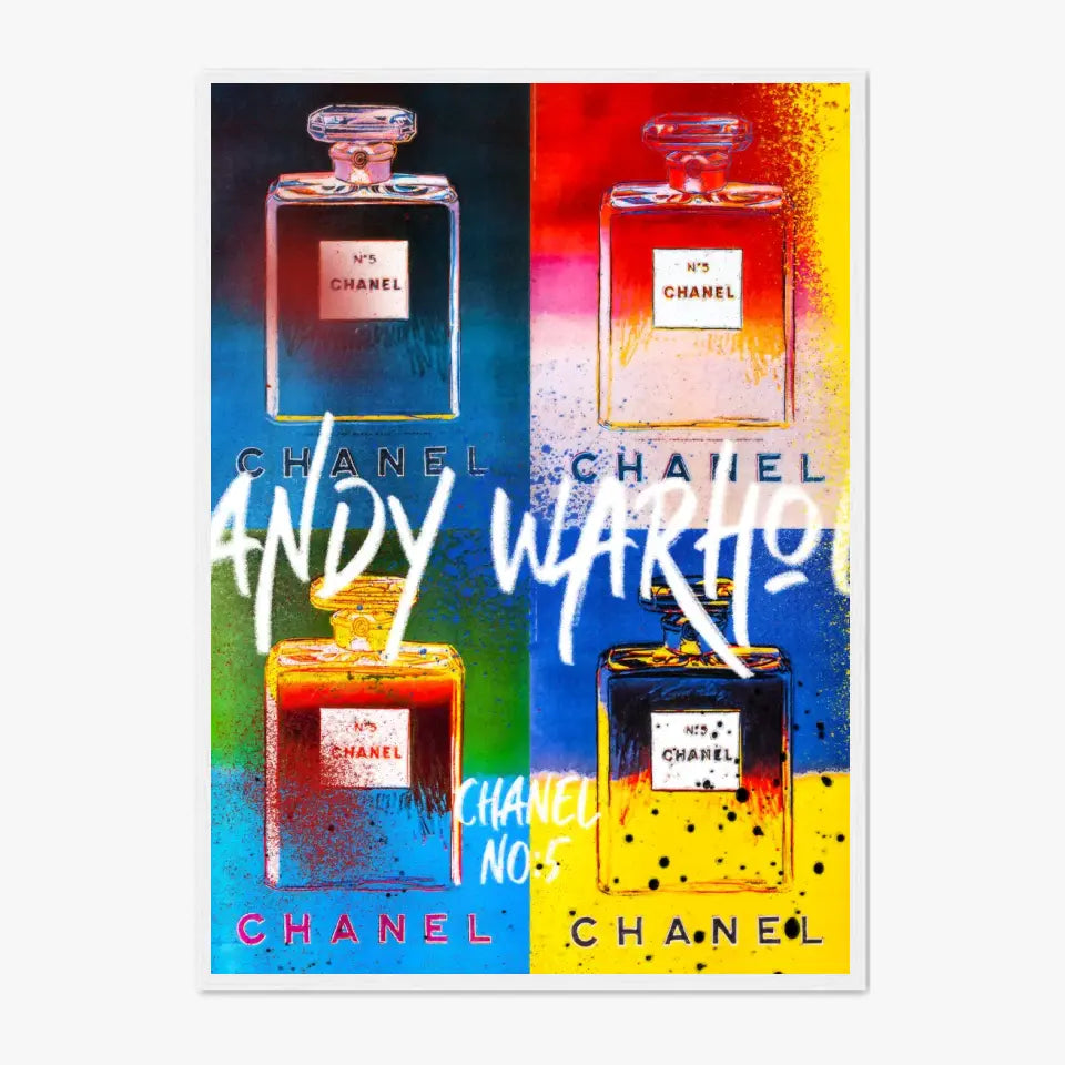 Affiche et Tableau Pop Art de Andy Warhol Chanel