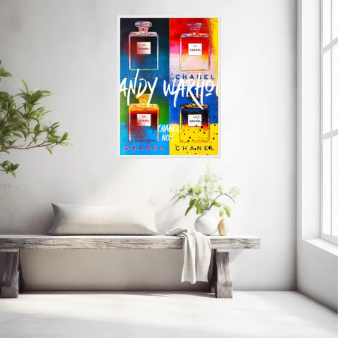 Affiche et Tableau Pop Art de Andy Warhol Chanel