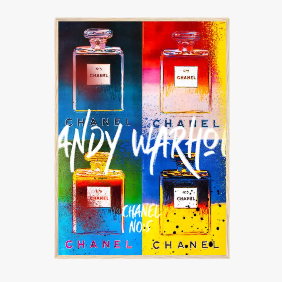 Affiche et Tableau Pop Art de Andy Warhol Chanel
