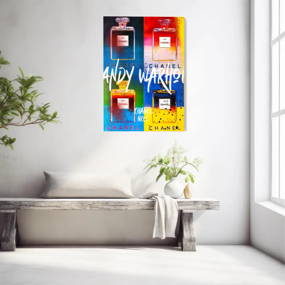 Affiche et Tableau Pop Art de Andy Warhol Chanel