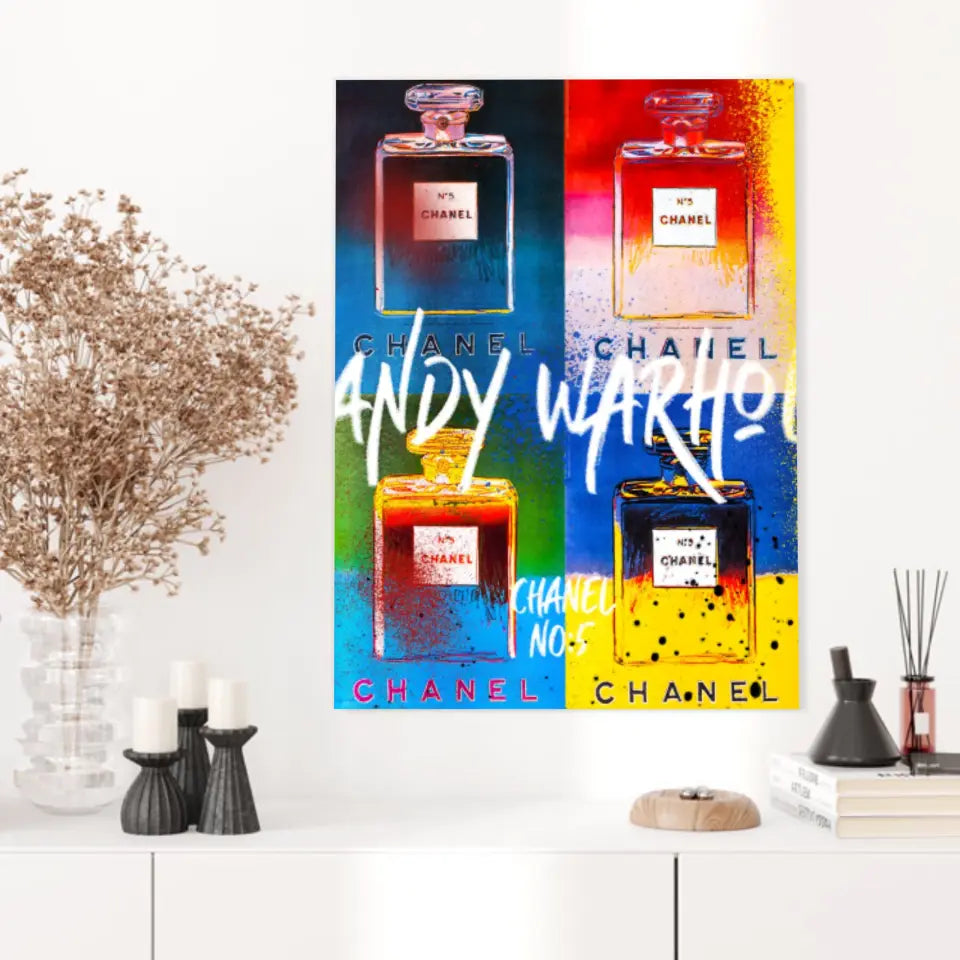 Affiche et Tableau Pop Art de Andy Warhol Chanel