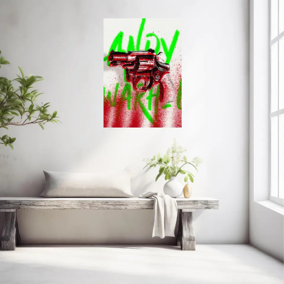 Affiche et Tableau Pop Art de Andy Warhol Revolver