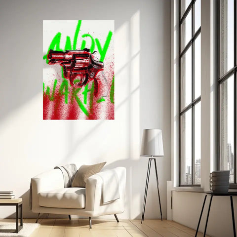 Affiche et Tableau Pop Art de Andy Warhol Revolver