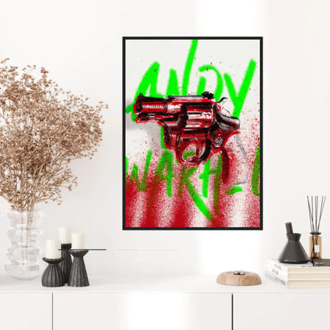 Affiche et Tableau Pop Art de Andy Warhol Revolver