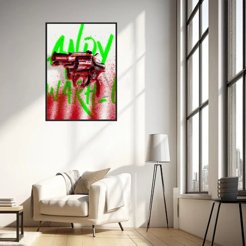 Affiche et Tableau Pop Art de Andy Warhol Revolver