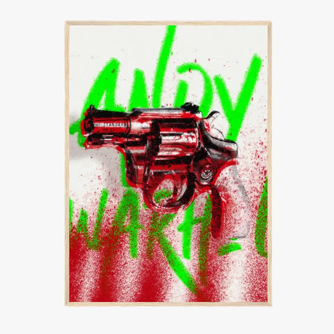 Affiche et Tableau Pop Art de Andy Warhol Revolver