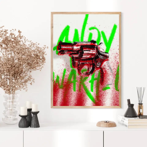 Affiche et Tableau Pop Art de Andy Warhol Revolver