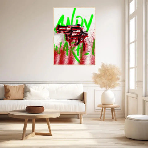 Affiche et Tableau Pop Art de Andy Warhol Revolver