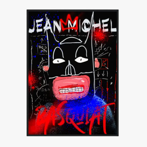 Affiche et Tableau Pop Art de Jean Michel Basquiat Batman