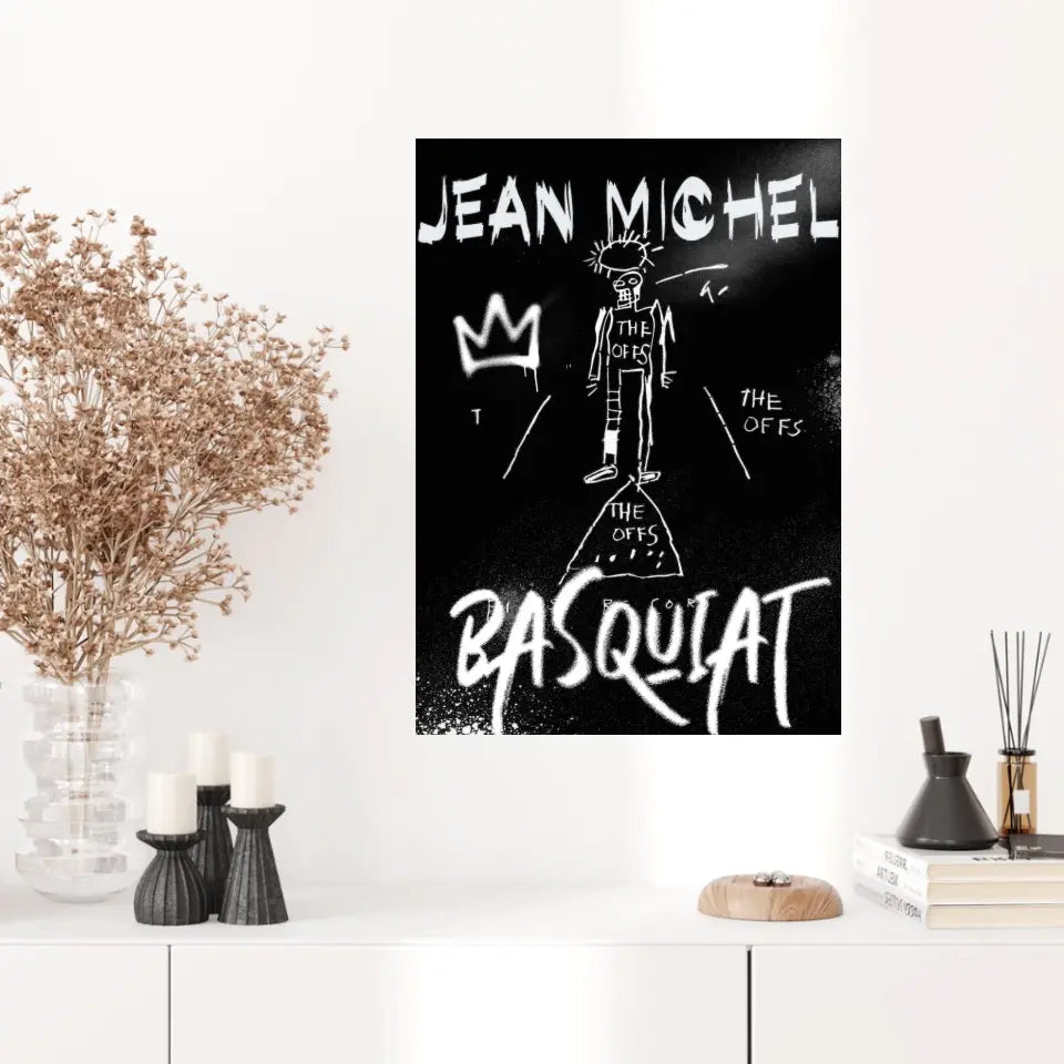 Affiche et Tableau Pop Art de Jean Michel Basquiat The Offs First Record