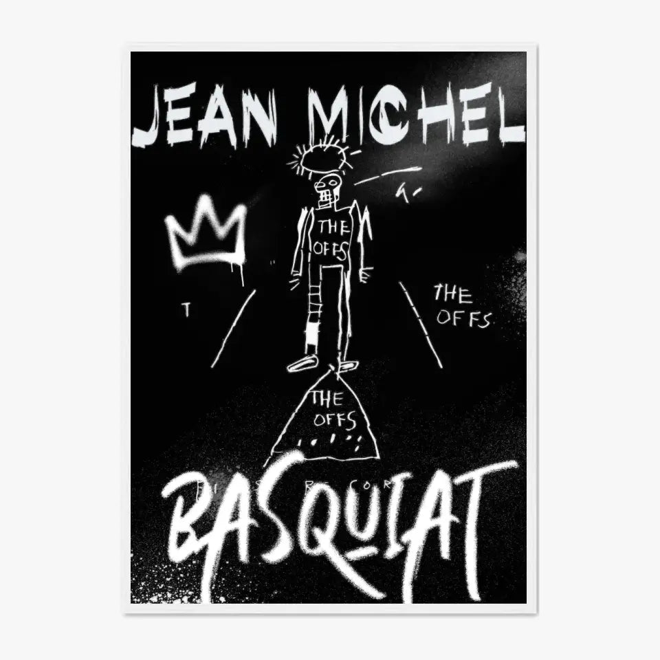 Affiche et Tableau Pop Art de Jean Michel Basquiat The Offs First Record