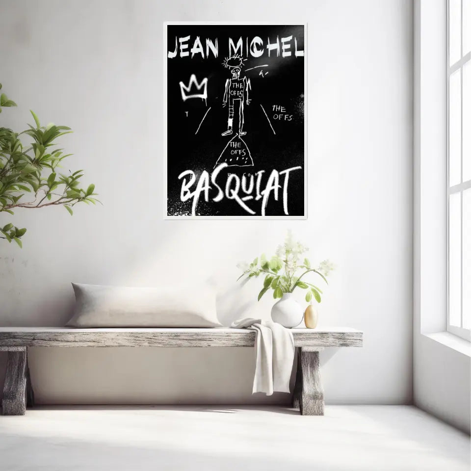 Affiche et Tableau Pop Art de Jean Michel Basquiat The Offs First Record