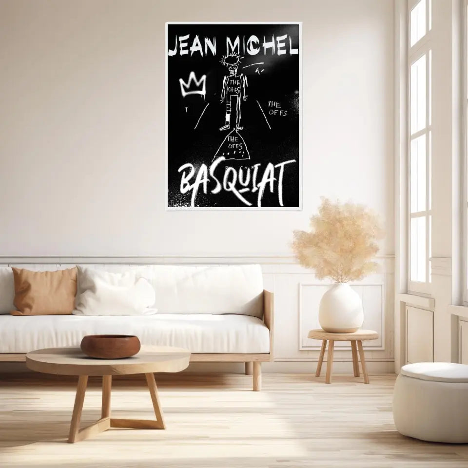 Affiche et Tableau Pop Art de Jean Michel Basquiat The Offs First Record