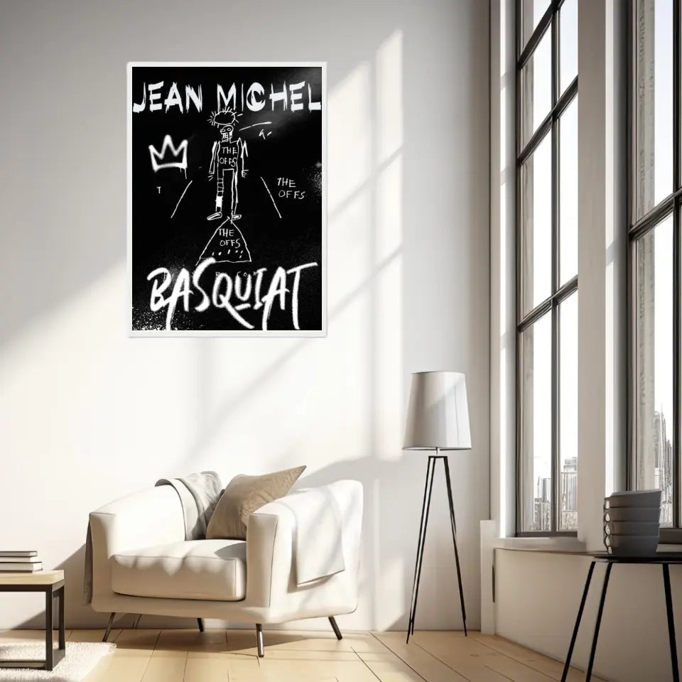 Affiche et Tableau Pop Art de Jean Michel Basquiat The Offs First Record