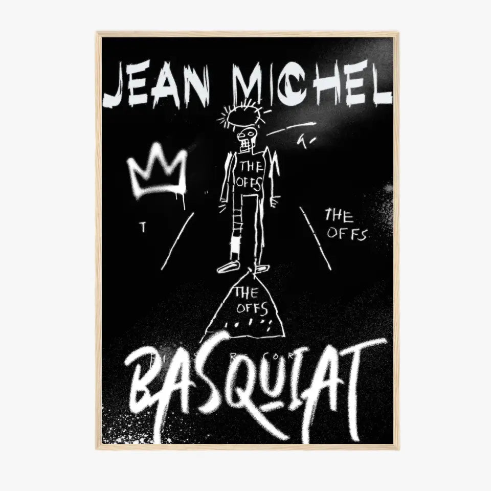 Affiche et Tableau Pop Art de Jean Michel Basquiat The Offs First Record