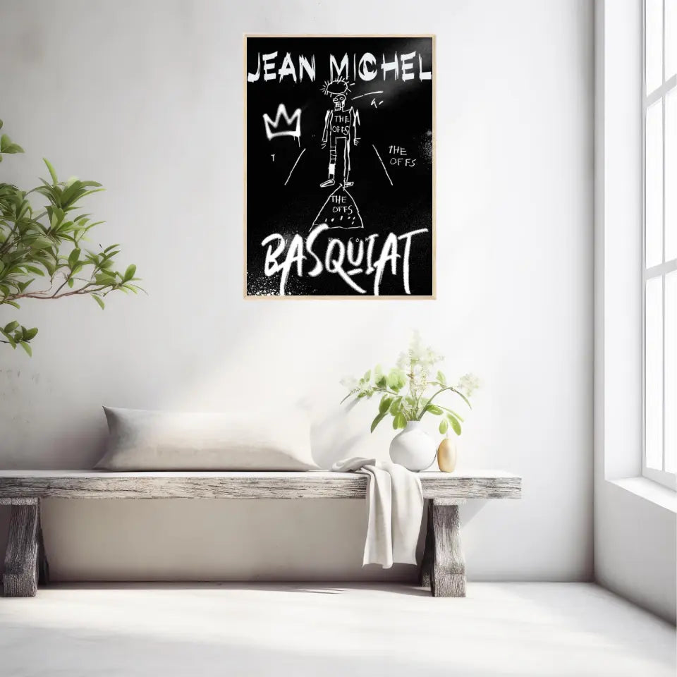 Affiche et Tableau Pop Art de Jean Michel Basquiat The Offs First Record