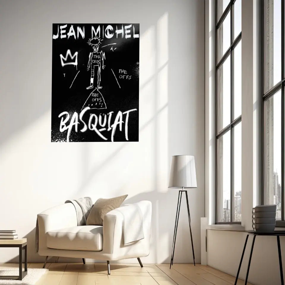 Affiche et Tableau Pop Art de Jean Michel Basquiat The Offs First Record