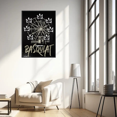 Affiche et Tableau Pop Art de Jean Michel Basquiat VS Banksy